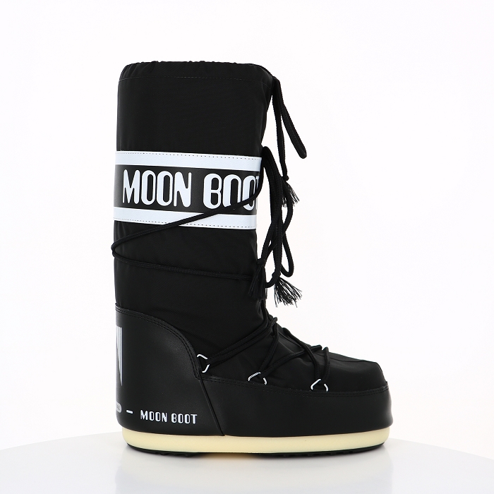 Moon boot chaussures moon boot bottes icon black nylon noir9052501_1