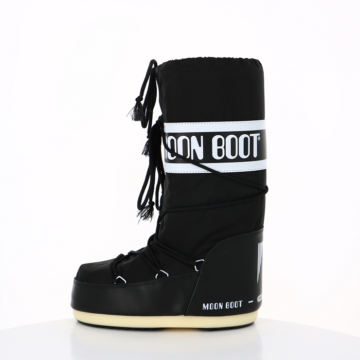 Moon boot chaussures moon boot bottes icon black nylon noir9052501_3