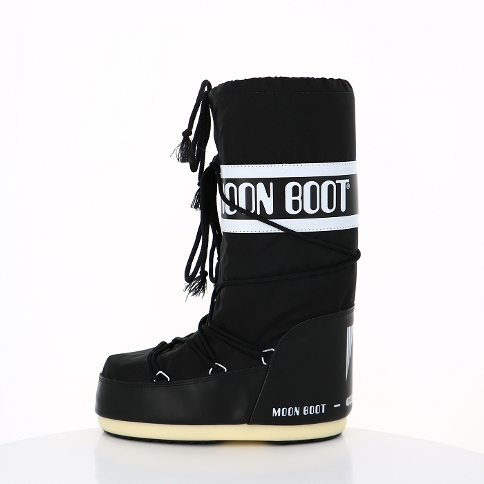 Moon boot chaussures moon boot icon nylon black noir9052501_3