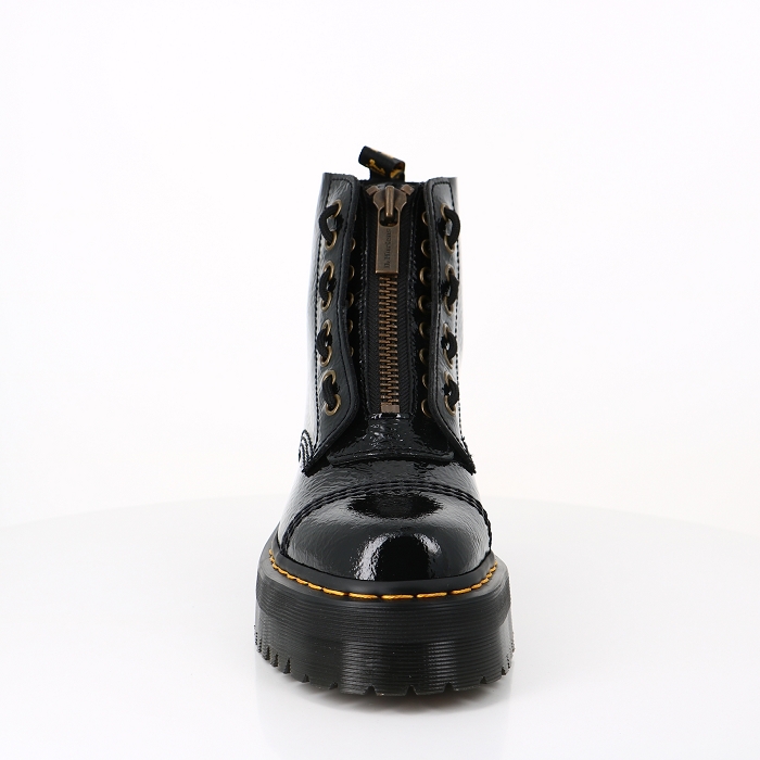 Dr martens chaussures dr martens sinclair black distressed patent 9053301_2