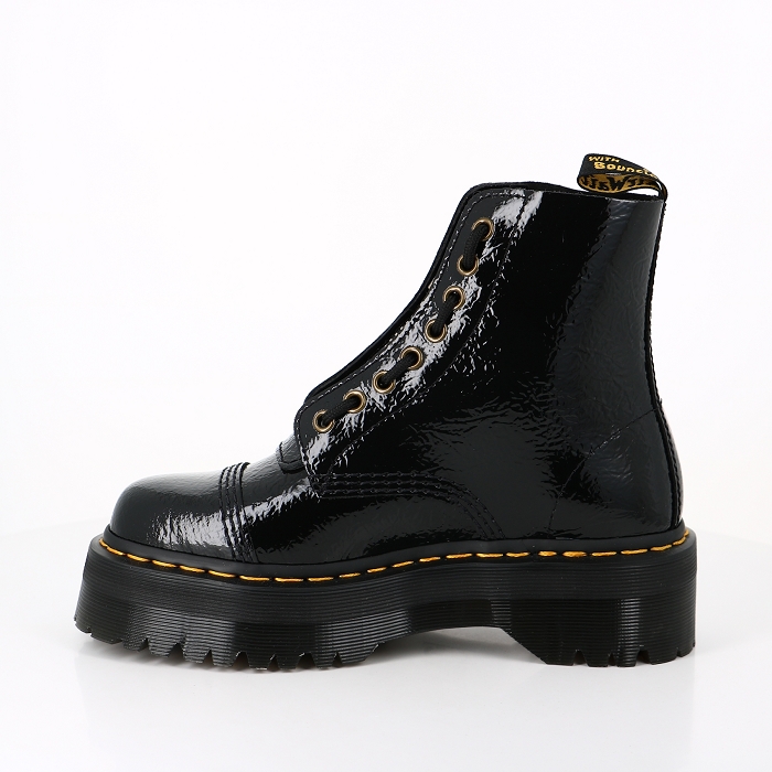 Dr martens chaussures dr martens sinclair black distressed patent 9053301_3