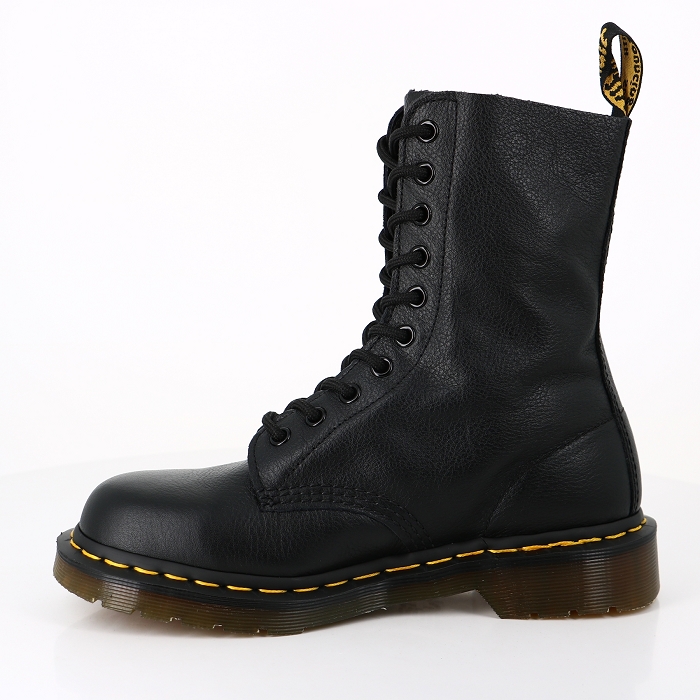 Dr martens chaussures dr martens black virginia 1490 cuir noir9053701_3