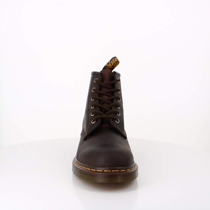 Dr martens chaussures dr martens 101dark brown cuir crazy horse 9054301_2