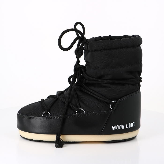 Moon boot chaussures moon boot light low nylon black noir9054401_3