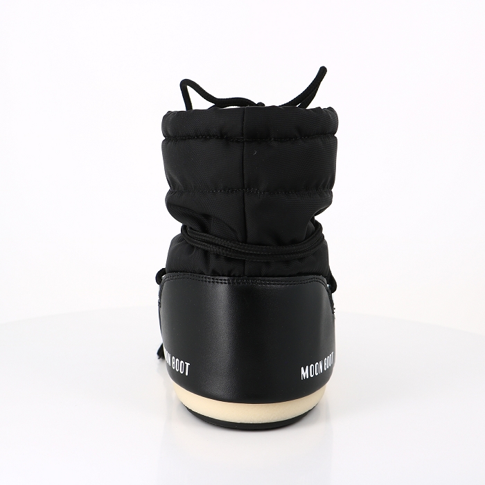 Moon boot chaussures moon boot bottes icon light low black nylon noir9054401_4