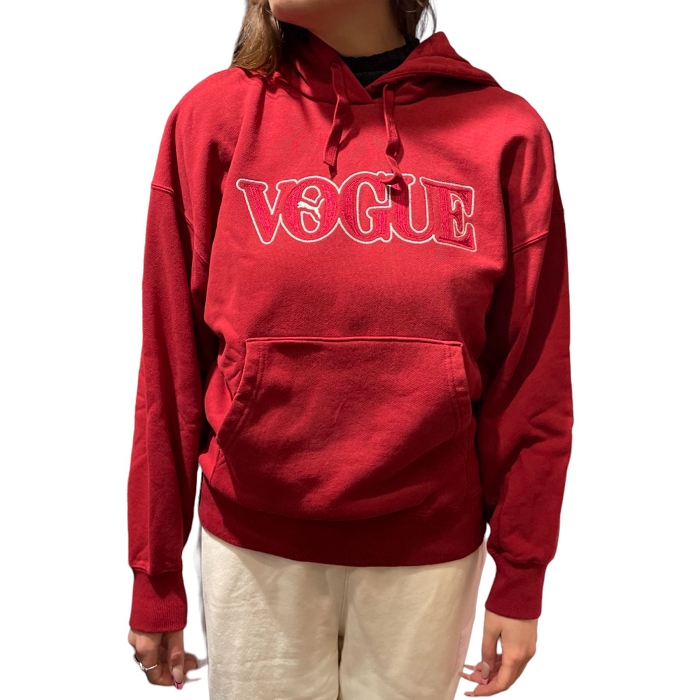 Puma textile puma x vogue hoodie intense red 