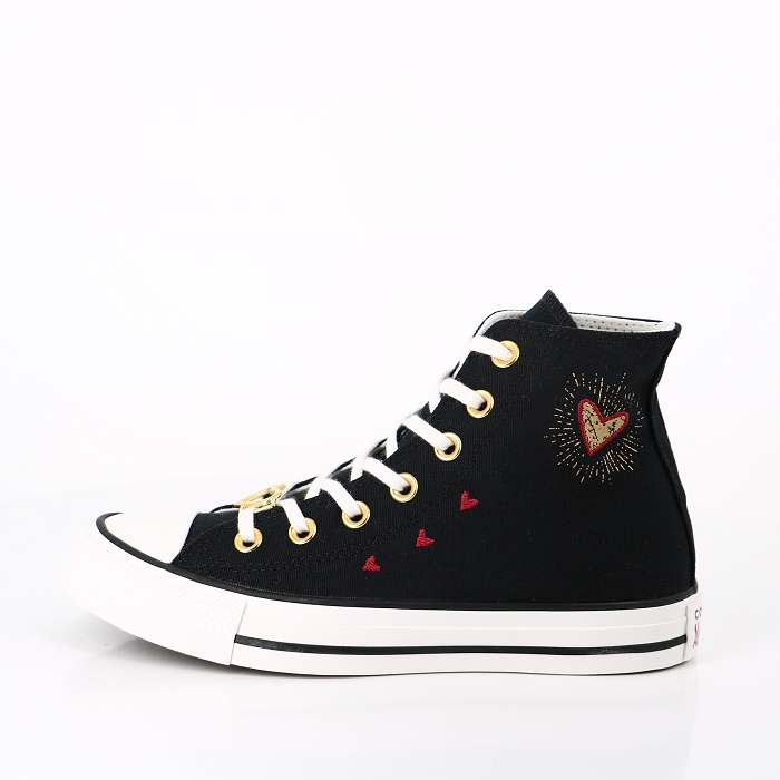 Converse chaussures converse hearts valentines day black noir9058101_3