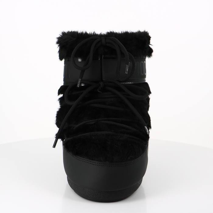 Moon boot chaussures moon boot black icon low fausse fourrure noir9058701_2