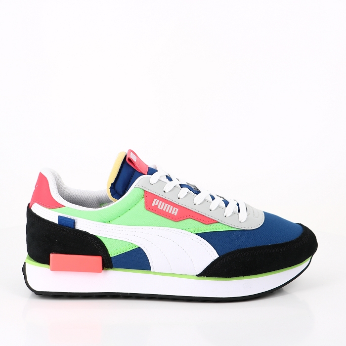 Puma chaussures puma future rider play on clyde royal white multicouleur