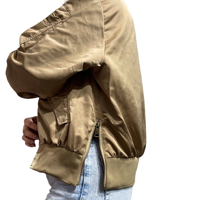 Bombers blouson bombers helix women camel marron9060301_4