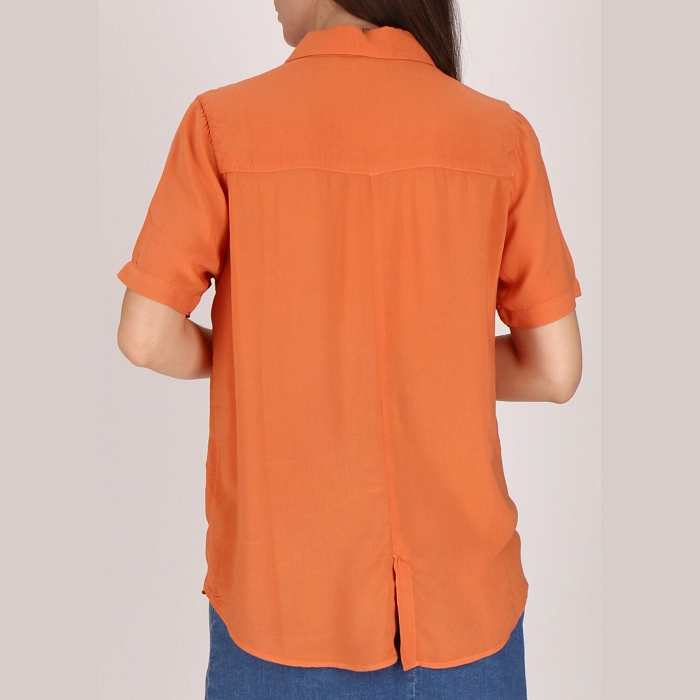 Les tropeziennes textile les tropeziennes dona chemise mc orange 9062101_2