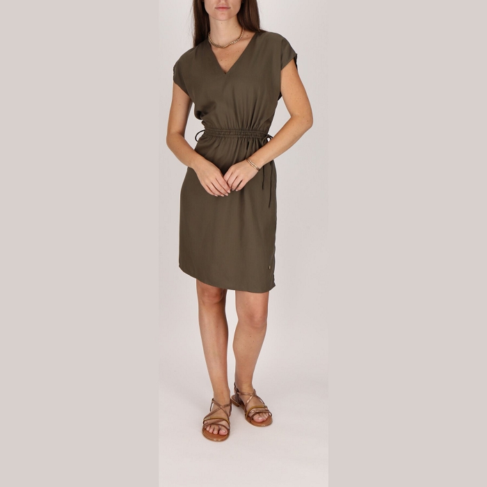 Les tropeziennes textile les tropeziennes paraiso robe kaki 9062301_3