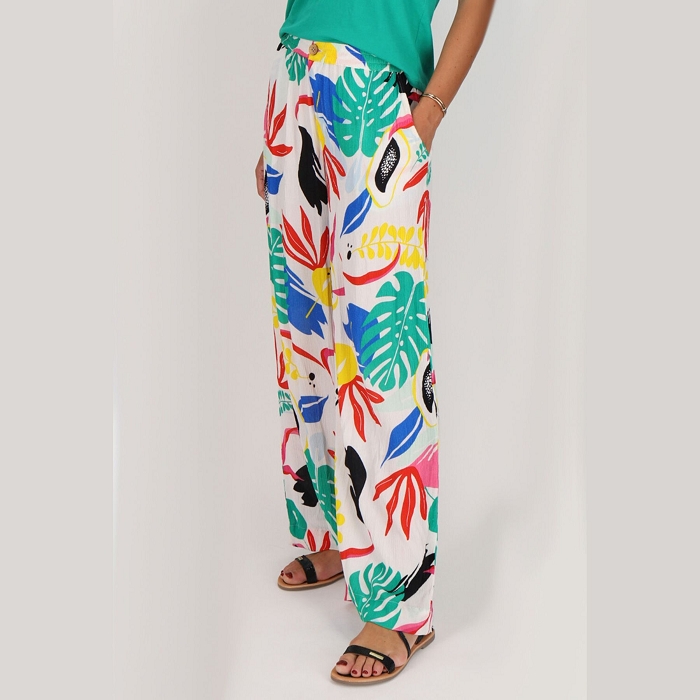 Les tropeziennes textile les tropeziennes kamari pantalon exotic 9062601_2