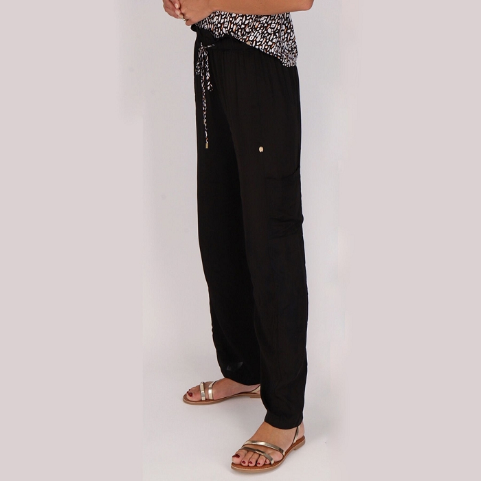 Les tropeziennes textile les tropeziennes havelock pantalon noir 9062901_2