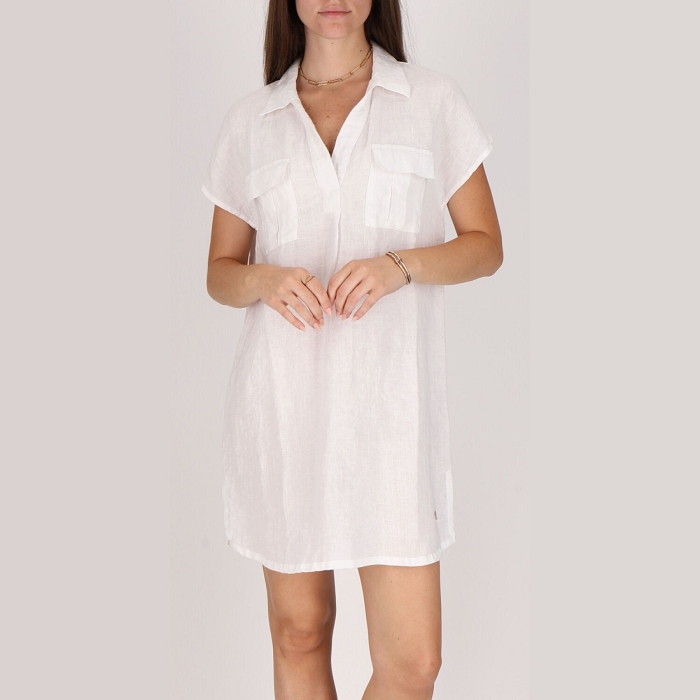 Les tropeziennes textile les tropeziennes samar robe blanc blanc