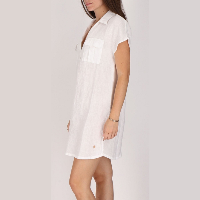 Les tropeziennes textile les tropeziennes samar robe blanc blanc9063301_2