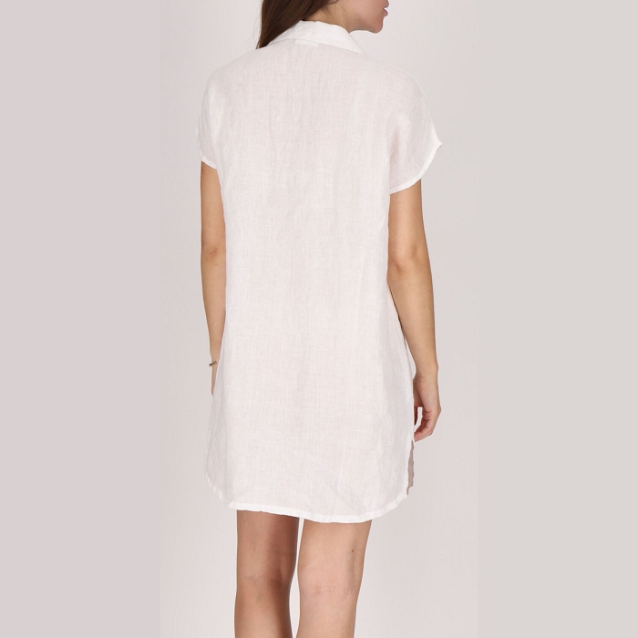 Les tropeziennes textile les tropeziennes samar robe blanc blanc9063301_3