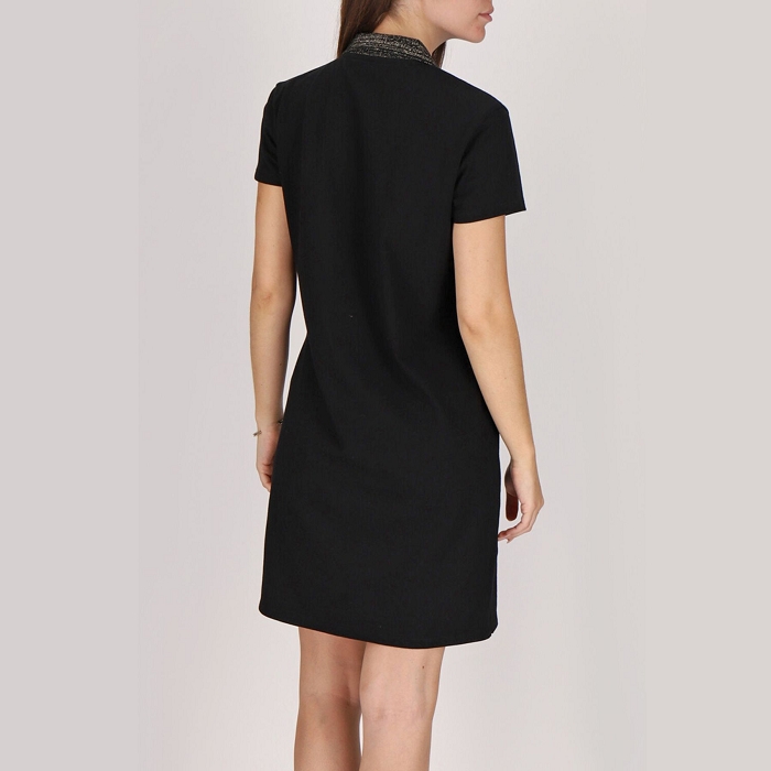 Les tropeziennes textile les tropeziennes huttes robe polo noir 9065701_3