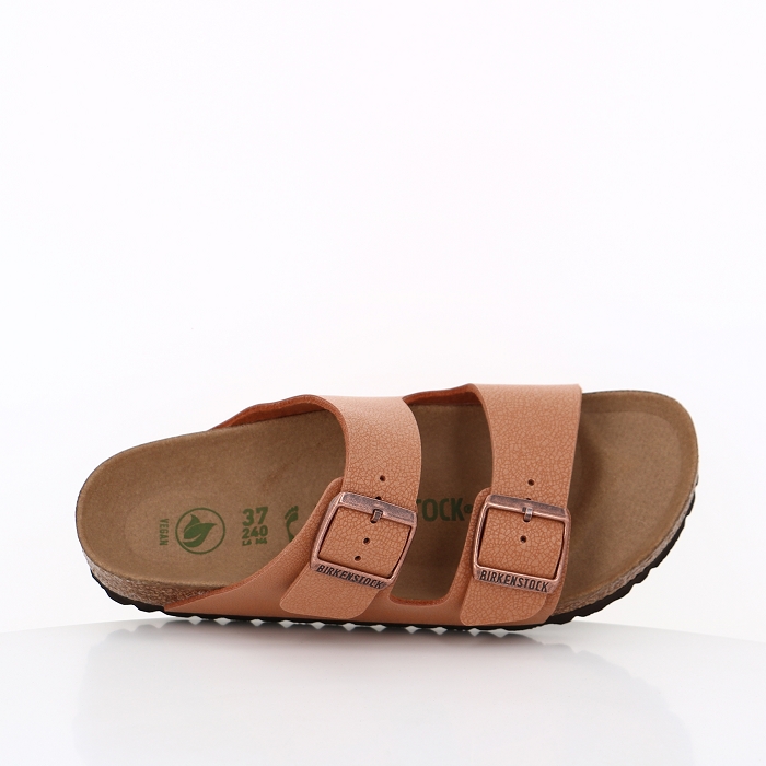 Birkenstock chaussures birkenstock arizona bfbc earthy vegan pecan veg orange9068901_5