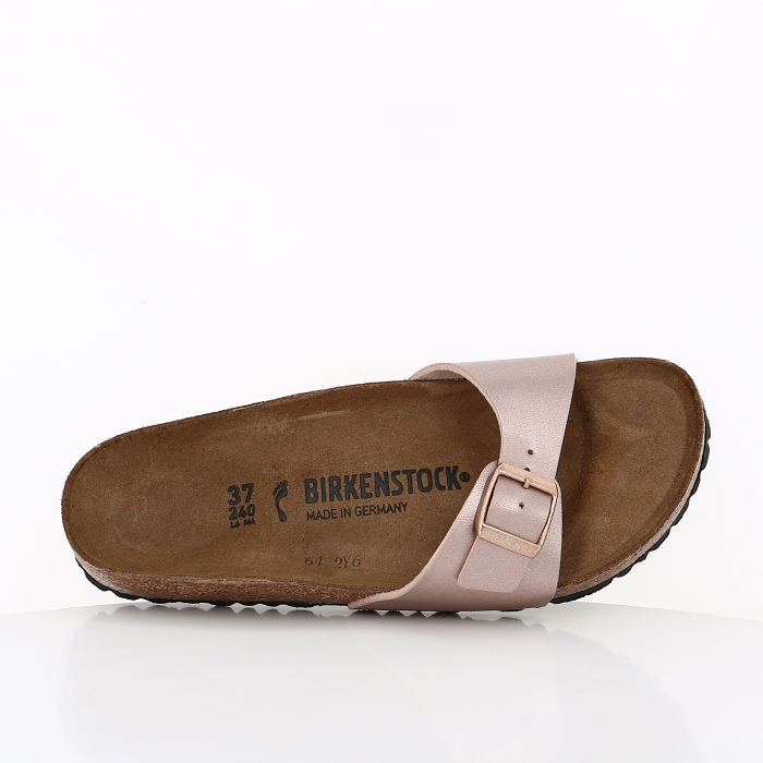 Birkenstock chaussures birkenstock madrid bf metallic copper rose