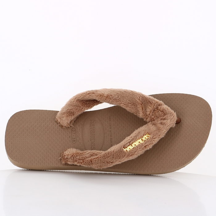 Havaianas chaussures havaianas top home fluffy rose gold 9069801_2