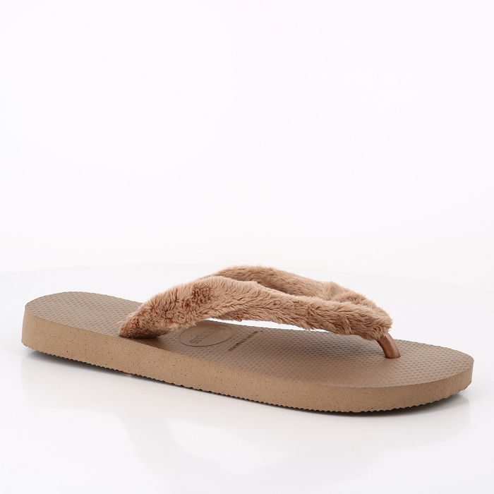 Havaianas chaussures havaianas top home fluffy rose gold 9069801_3