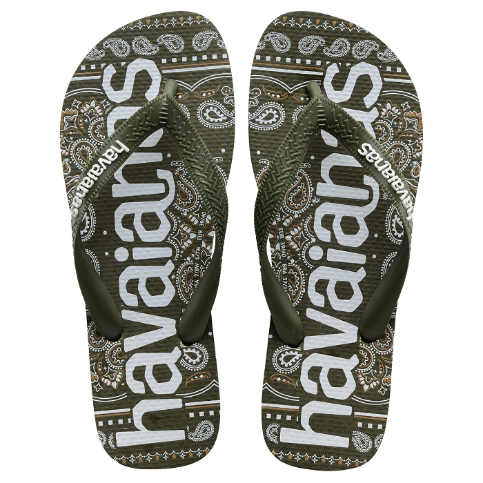 Havaianas chaussures havaianas top logomania fashion green 