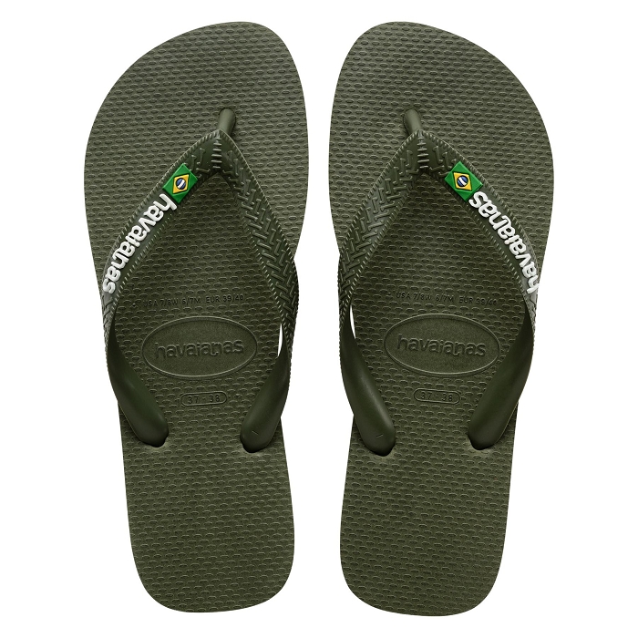 Havaianas chaussures havaianas enfant brasil logo green green 