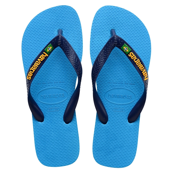 Havaianas chaussures havaianas brasil logo turquoise turquoise 