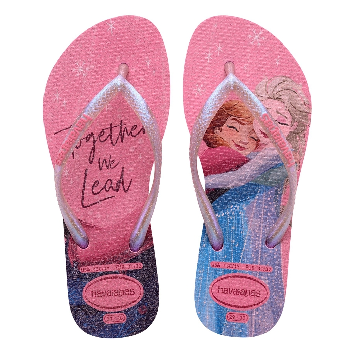 Havaianas chaussures havaianas enfant slim princesse pink lemonade 