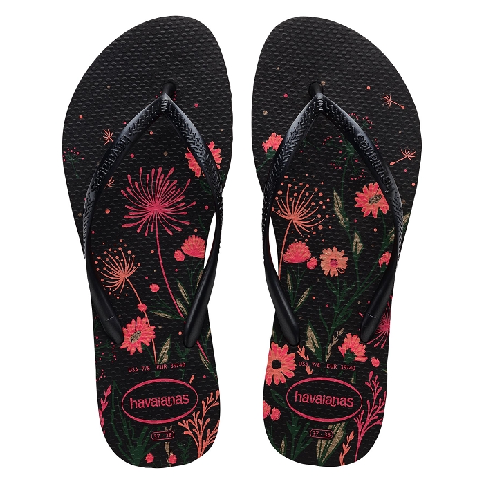 Havaianas chaussures havaianas slim organic black pink 9074801_1