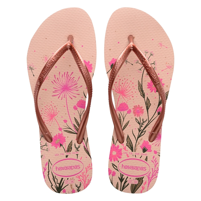 Havaianas chaussures havaianas slim organic ballet rose golden blush rosa 