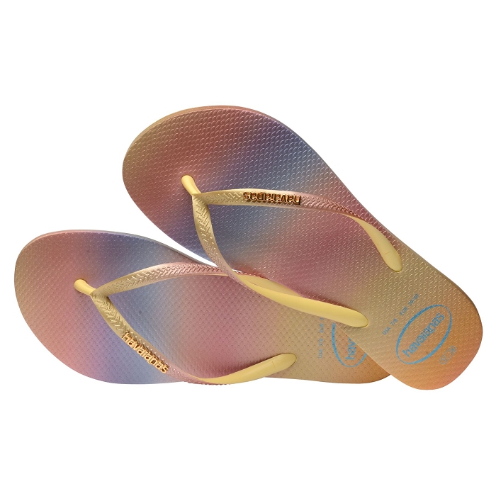 Havaianas chaussures havaianas slim sunset yellow pixel 9077801_3