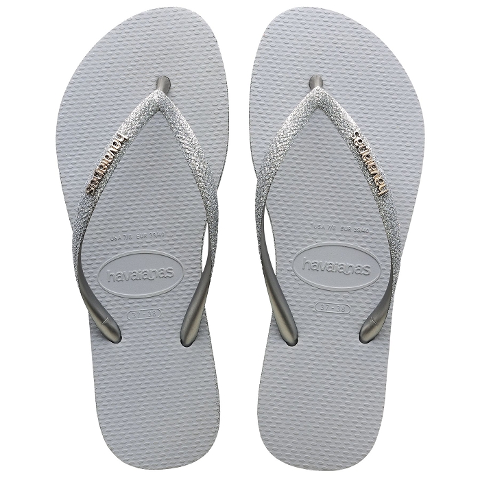 Havaianas chaussures havaianas slim sparkle ii ice grey 9077901_1