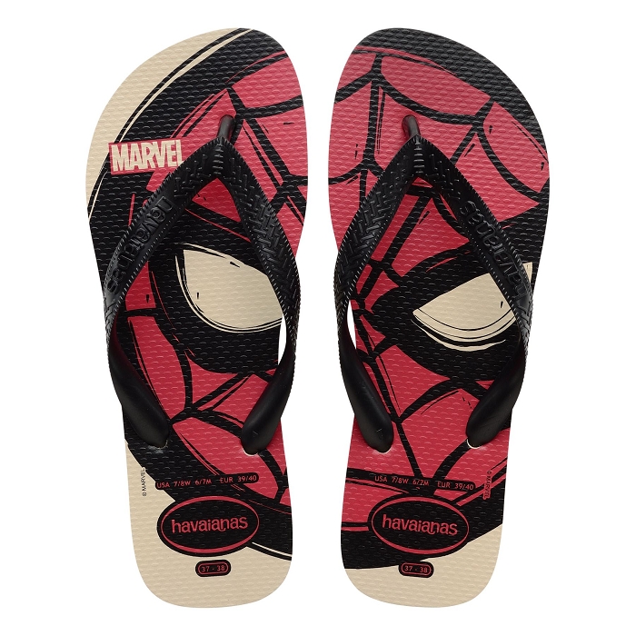 Havaianas chaussures havaianas enfant top marvel logomania beige 