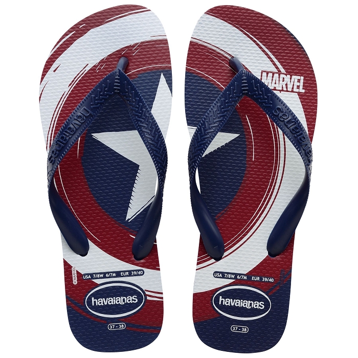 Havaianas chaussures havaianas enfant top marvel logomania navy blue navy blue 