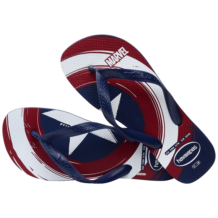 Havaianas chaussures havaianas enfant top marvel logomania navy blue navy blue 9078201_2