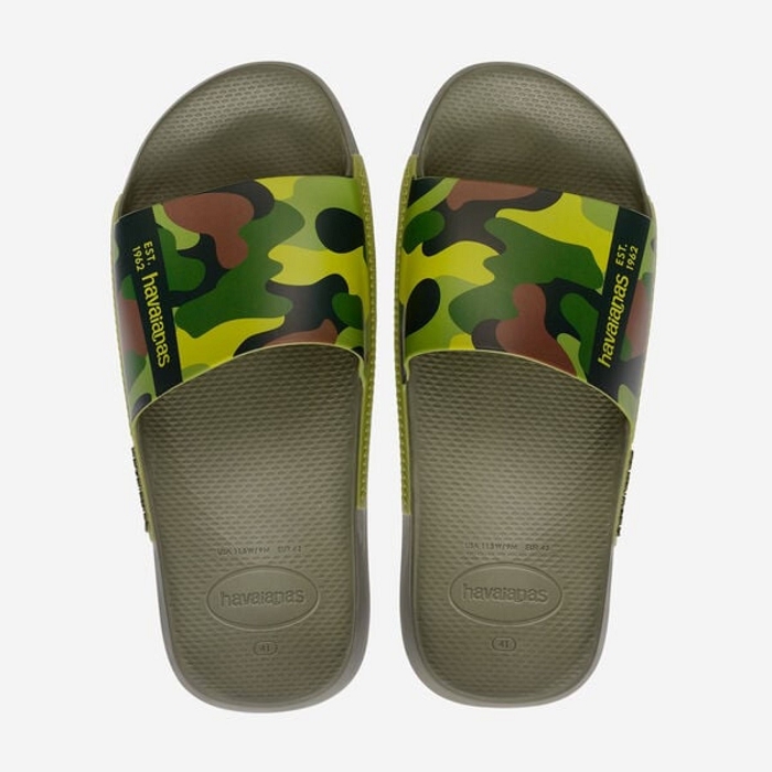 Havaianas chaussures havaianas slide print green 