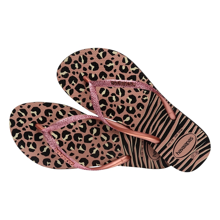 Havaianas chaussures havaianas slim animals mix black gold 9080601_3