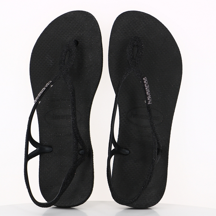Havaianas chaussures havaianas luna sparkle black 