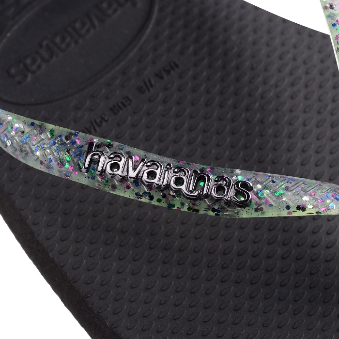 Havaianas accessoires havaianas keychain rubber glitter black 9081201_4