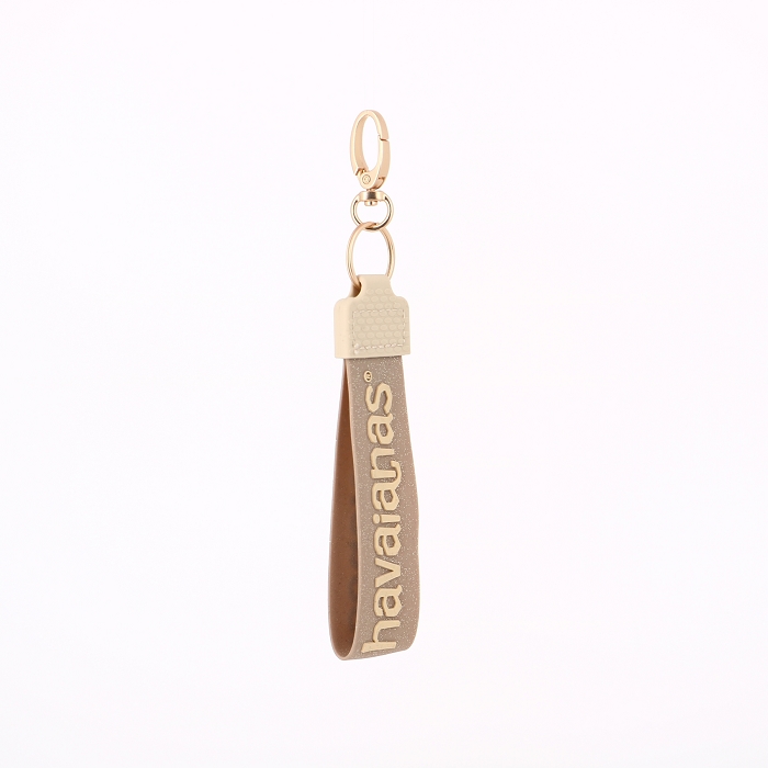 Havaianas accessoires havaianas keychain rubber glitter golden 