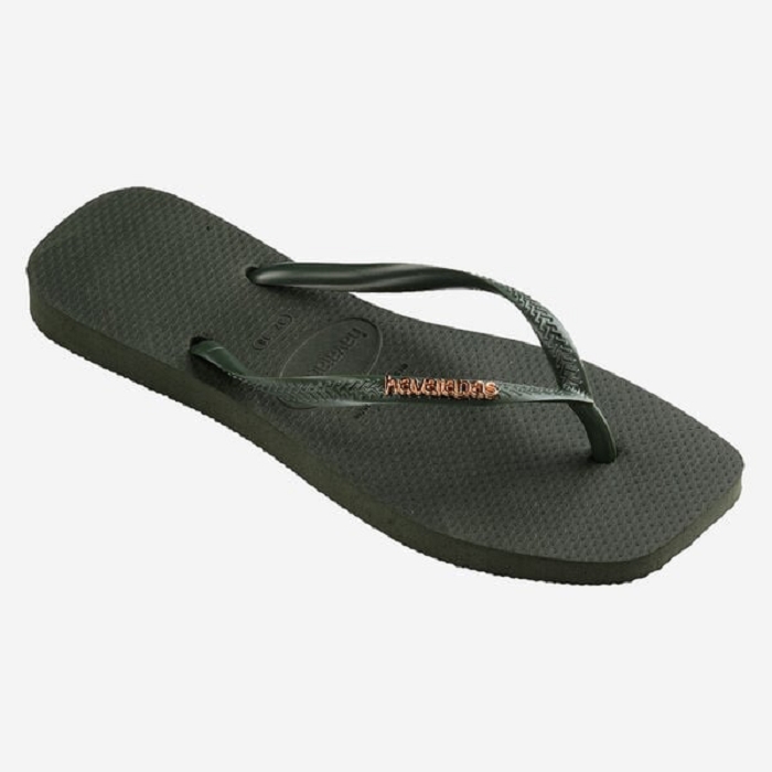 Havaianas chaussures havaianas square logo metallic green 9082201_3