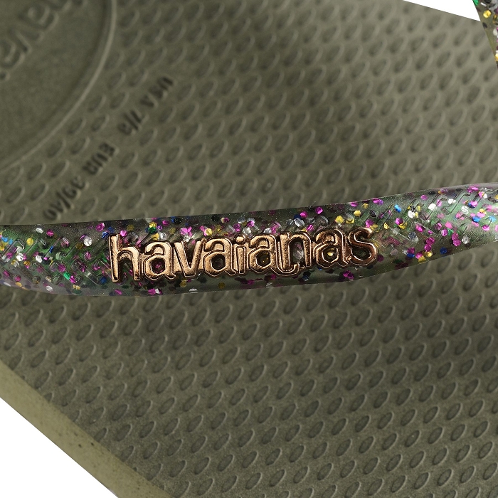 Havaianas chaussures havaianas square logo metallic green 9082201_4