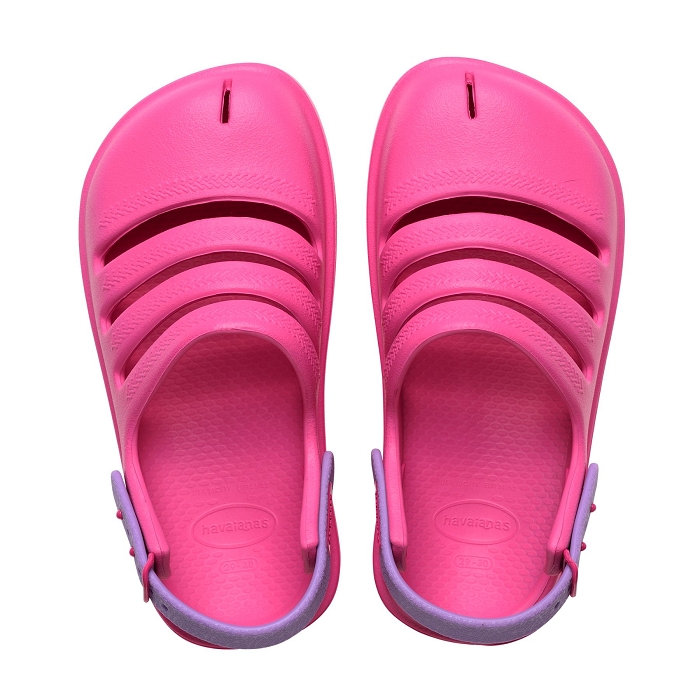 Havaianas chaussures havaianas enfant clog pink flux prisma purple 