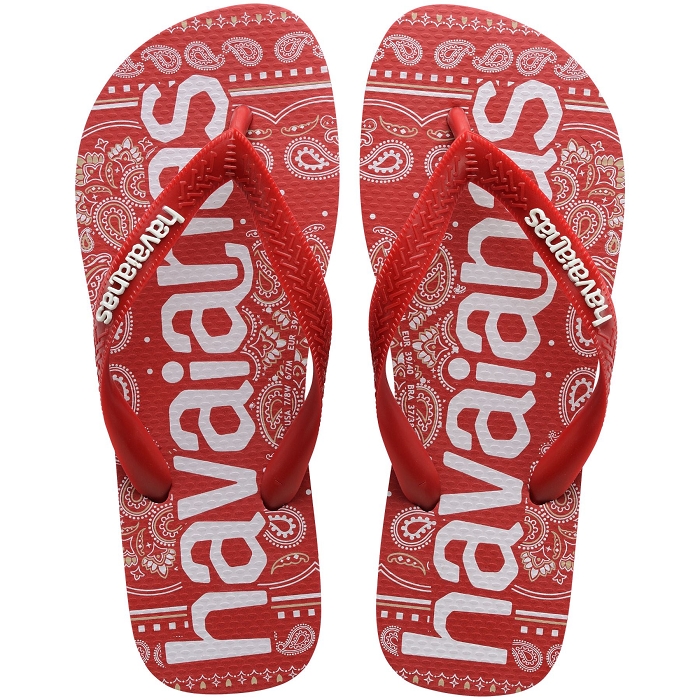 Havaianas chaussures havaianas top logomania fashion red 