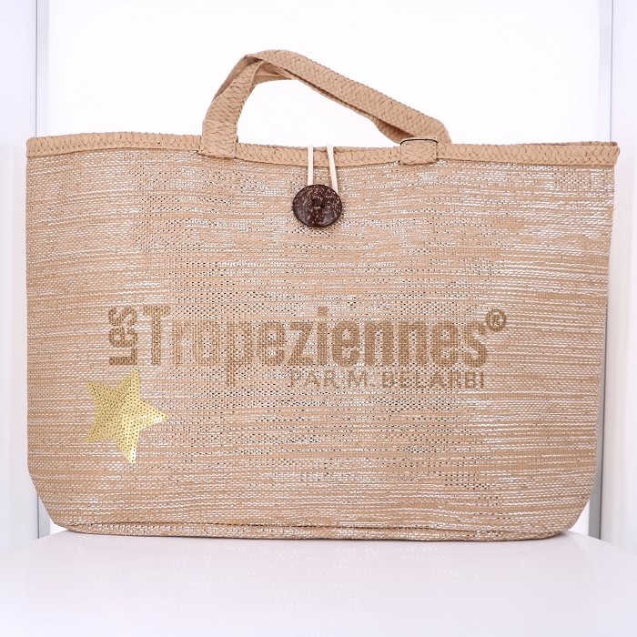 Les tropeziennes accessoires les tropeziennes sac naturel shopping panama 