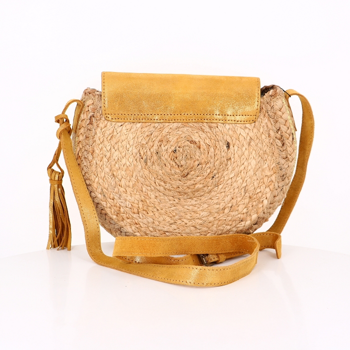 Les tropeziennes accessoires les tropeziennes sac a rabat jute gobi 9090501_3