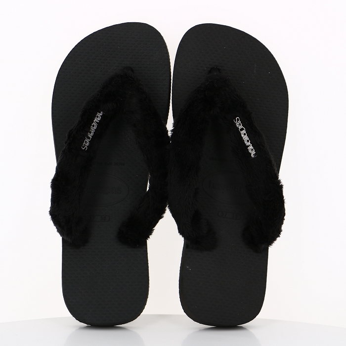 Havaianas chaussures havaianas top home fluffy black 9092901_1
