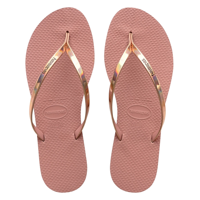 Havaianas chaussures havaianas you metallic crocus rose 